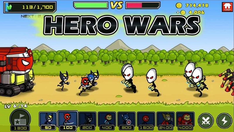 HERO WARS: Super Stickman(Ӣս˷)1.0.3ͼ2
