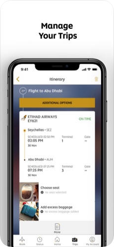 阿提哈德航空app航空值机软件
