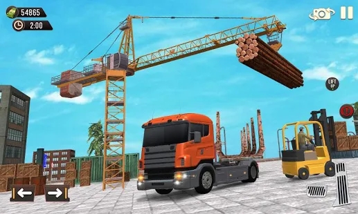 Cargo Truck Driving Simulator Forklift Crane׿