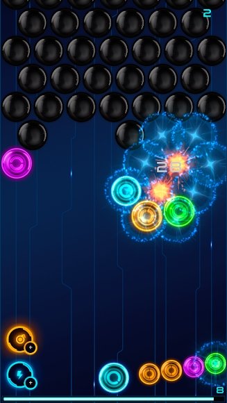 MB2: glowing neon bubbles򷢹޺ư׿1.148ͼ1