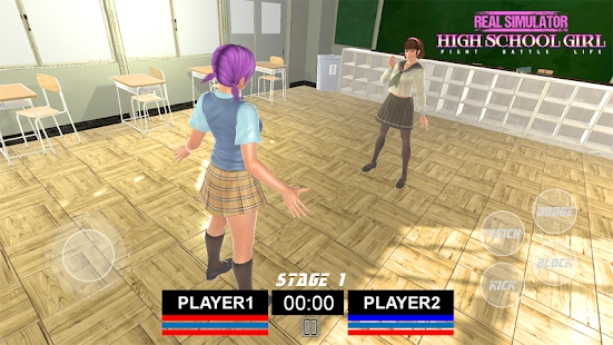 Real High School Simulator Girl Fight Battle LifeϷͼ4