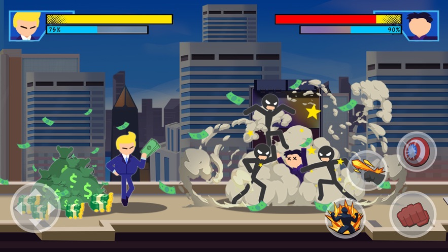火柴人超级英雄游戏破解版
