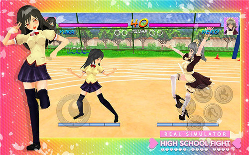 High School Girl Real Battle Simulator Fight Life(̬ģֻѰ)7.0ƽͼ1