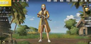 和平精英黄金至尊风衣美化包