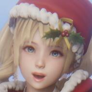 AI少女圣诞服装少女捏脸存档v1.0
