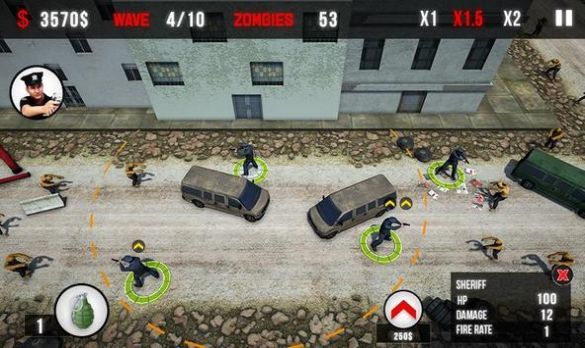 Police Zombie Defense(ŦԼ콩ʬ3DϷٷ)ͼ0