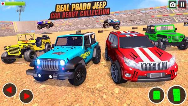 Real Prado Jeep Car Crash Stunts Demolition Derby(ճ2021Ϸ)1.4ͼ1