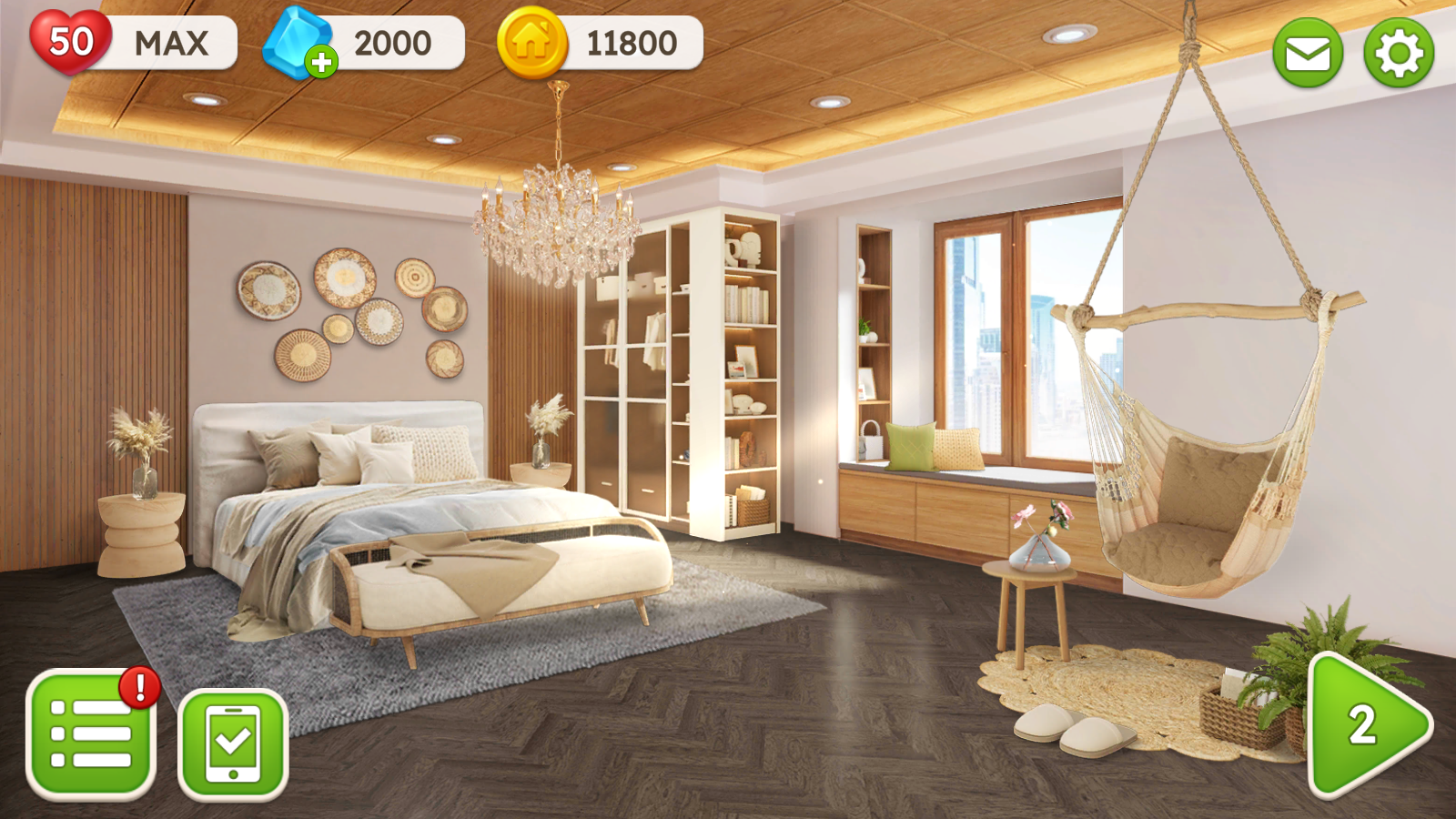 甜蜜之家房屋设计游戏无限金币爱心v22.0106.02正式版截图3