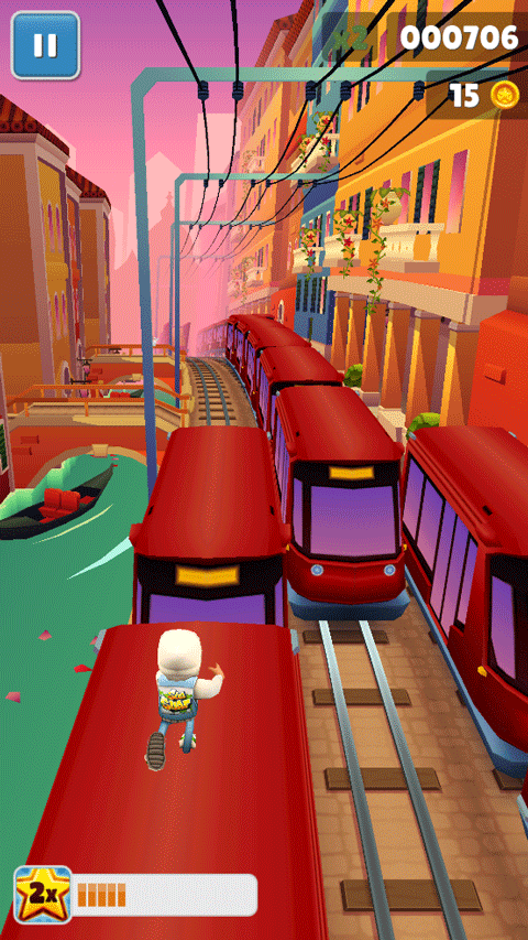 地铁跑酷透明金币版本游戏v1.99.0安卓版截图1