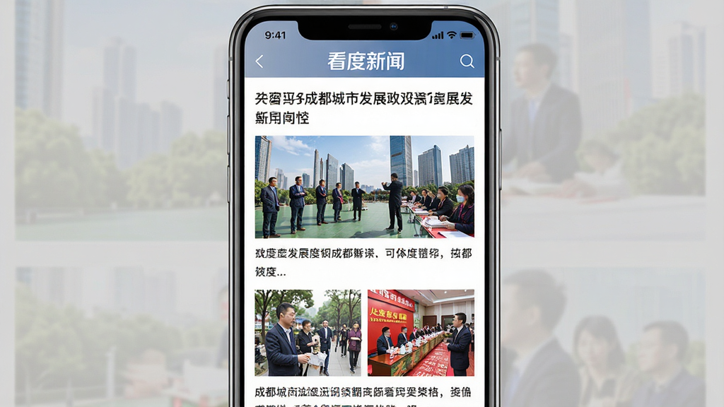 һ��չʾ��������APP��������ҳ���ֻ�����ͼ��ҳ�涥���С��������š���ʶ������������ʾһƪ���ڳɶ����з�չ�����ű��������ж��������ֳ�ͼƬ�������Ű����������רҵ�Ͻ������ʸ��壬�޶���װ��Ԫ��