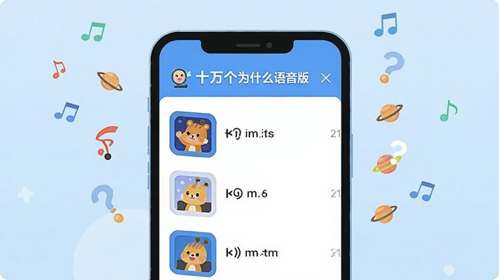 һ��չʾ�ֻ�Ӧ�ý���Ĳ廭���������ֻ���Ļ��ʾ��ʮ���Ϊʲô�����桱����Ƶ�б�ҳ�棬ÿ����Ƶ��Ŀ���п�ͨ���������ͼ�꣬�ֻ��Ա�Ư�����������ʺŷ��ţ�����Ϊǳ��ɫ���䣬���Ϊ��ƽ��ʸ���廭��ɫ�����죬���������ɾ����޶���Ԫ��