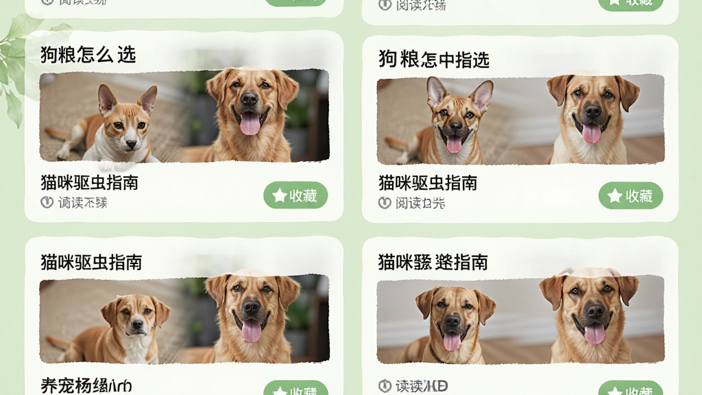 һ��չʾ�Ϸ���APP����֪ʶҳ���ͼƬ���������ж�ƪͼ�Ĳ�ï���������¿�Ƭ���������������ôѡ��è������ָ�ϵȣ�����Ϊ����ɫ������Ϊ�������񣬷��������Ȼ��ϸ�ڰ����Ķ���ͼ����ղذ�ť�����ʸ��壬�ɾ����޶���Ԫ��