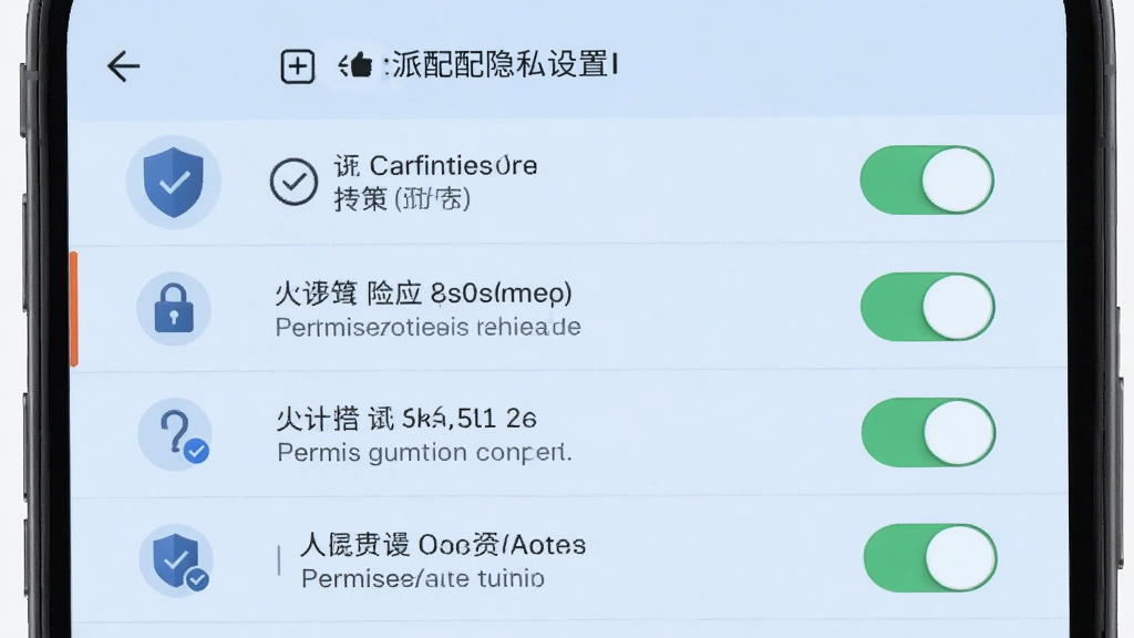 ��������˽���ý��棬�ֻ���Ļ��ʾ������ذ�ť����֤��ʶ������Ϊ����ɫ������Ϊ�б�ʽ�����ȫ���أ�ϸ�ڰ�������ͼ�ꡢ����ͼ���Ȩ��˵�����֣����������޶���װ��