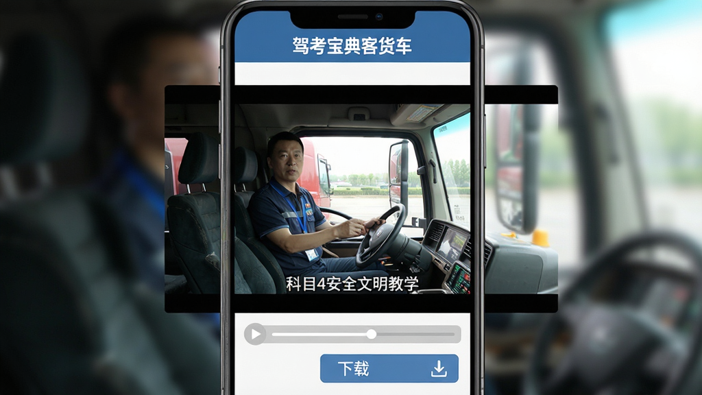 �ݿ�����ͻ�����Ƶ��ѧҳ�棬�ֻ���Ļ���Ż�����Ŀ�İ�ȫ������ʻ��Ƶ���������н�ʦ�Ϳμ���ʾ���ײ��в��Ž������͡����ء���ť��������ʾ���ݿ�����ͻ���������������Ϊ��Ƶ�����������־��У��Ű��࣬��������Ƶ���棬ϸ�ڰ����������ʺ���Ļ�����ʸ��壬�ɾ��޶���Ԫ�ء�