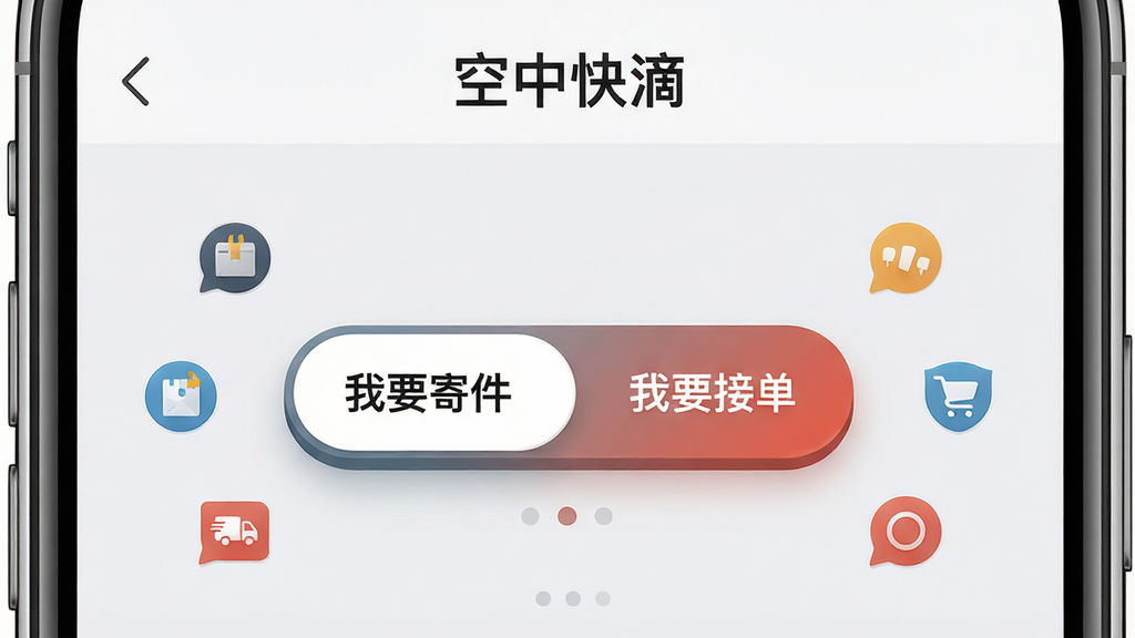 ����������һ���ֻ���Ļ��д����Ļ����ʾ�����п�Ρ�APP�ĸ������Ľ��棬����������һ����Ŀ���л���ť������ע����Ҫ�ļ������Ҳ��ע����Ҫ�ӵ�������ť��Χ�����Ŵ�����ͬ���ݵ�Сͼ�ꡣ����Ϊ���жԳƣ�����Ϊ�ɾ���ǳ��ɫ�����Ϊ����UIչʾ�磬ϸ����ǿ����ť���������������ֵ������ȡ�����Ҫ����壬�ɾ����࣬�޶���װ��Ԫ�ء�