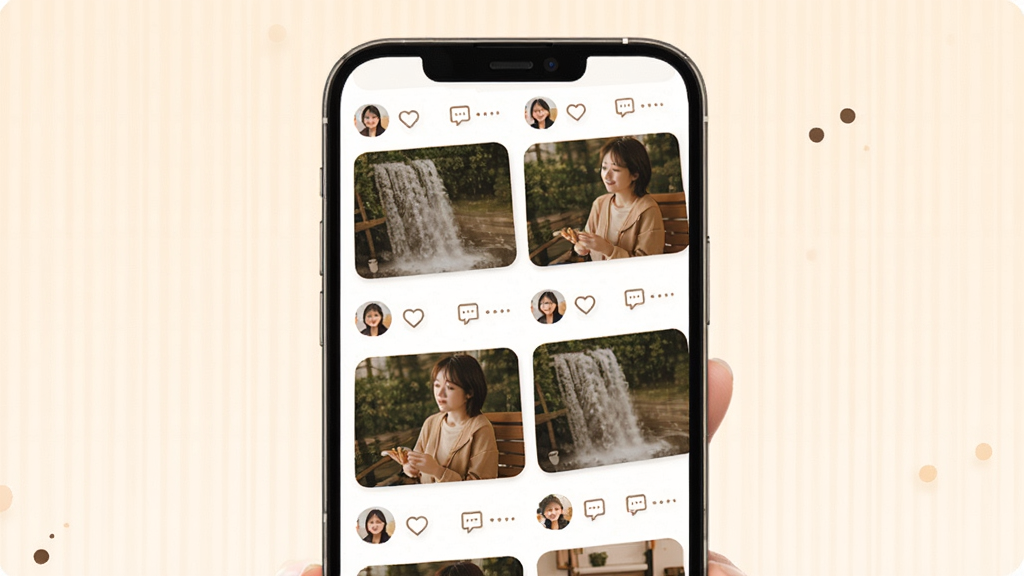 ������̬�㳡����ҳ�棬����Ϊ�ֻ���Ļ���ٲ�����̬�б�������˫��չʾ���Ű�������£������ů�����ϸ�ڰ�������ͼ�ꡢ������ڡ��û�ͷ�񣬻��������ɾ����޶���Ԫ��