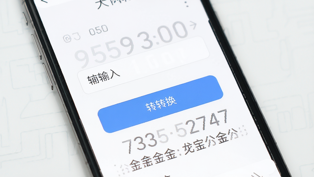 一张展示大写转换软件界面的手机应用截图,画面中央为简洁的转换输入框和转换按钮,背景干净明亮,主体清晰,布局居中,排版整齐,风格现代简约,细节包含数字与中文大写金额的对照展示,画质清晰,干净,无多余元素