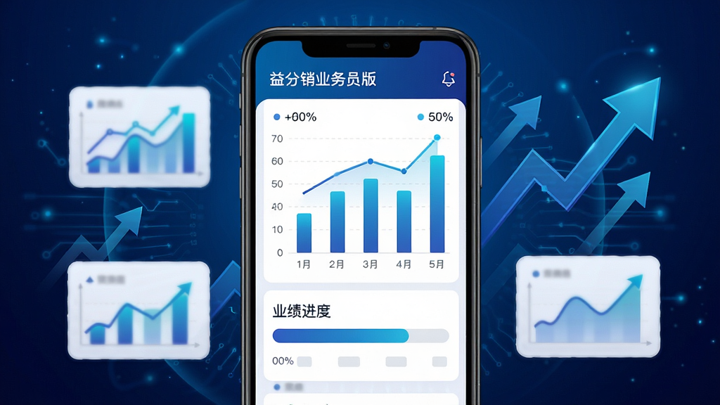 �����ҵ��Ա�����ݿ�����棬����չʾ�ֻ���Ļ�ϵ���״ͼ��ҵ������������Ļ��Χ������ͼ����������ͷװ�Σ�����Ϊ����ɫ�Ƽ��н��䣬���ֲ������ľ۽�ʽ�����Ϊ���ݿ��ӻ���ϸ�ڰ��������İٷֱ����ֺ������ߣ����ʸ��壬�ɾ����޶���Ԫ��
