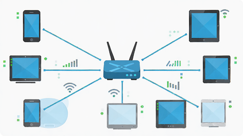����ΪICONS: Connectivity System���豸��������ͼ�����ֲ�����״�ṹ���Ű�������Ϊ·����ͼ�����������ֻ�����ƽ����豸ͼ�꣬���Ϊ��ƽ����Ϣͼ���ϸ�ڰ��������������豸״ָ̬ʾ�ơ��ź�ǿ�ȱ�ʶ�����ʸ���ɾ��޶���Ԫ��