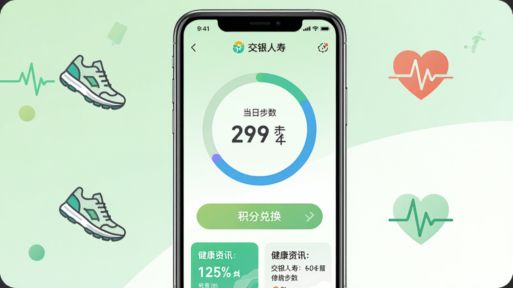 ��������App��������ҳ��չʾ���ֻ���Ļ������ʾ���ղ������ν���ͼ���·��л��ֶһ���ť�ͽ�����Ѷ��Ƭ������Ϊ����ɫ���ɫ���䣬�����������˶�Ь�������ߵȼ�Լͼ�꣬�����Χ����������������������ͼ�ɾ���