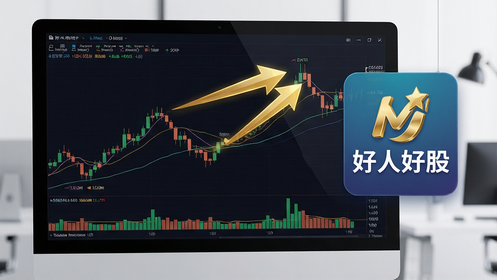 һ��չʾ�����˺ùɡ����ƹյ�ָ�깦�ܵĻ��棬����Ϊ������Ļ�ϵĹ�ƱK��ͼ��ͼ���ý�ɫ��ͷ��ע�����ƹյ�λ�ã��Ա�������ʾ�����˺ùɡ�����Logo�����ּ�࣬���רҵ���ڣ�ϸ�����������ʸɾ����޶���Ԫ��
