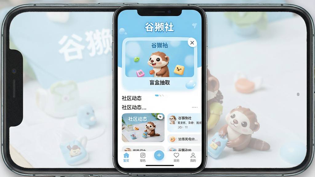 һ���ֻ�Ӧ�ý����ͼ����������չʾ��̡��APP����ҳ�������С���̡�硱���ֱ�ʶ��ҳ�����ä�г�ȡ��ڡ�������̬��Ƭ�͵ײ������������岼��������������¼�Լ��ɫ����ǳ���Ͱ�ɫΪ����ϸ�ڷḻ�����ʸ��壬�ɾ��޶���Ԫ��