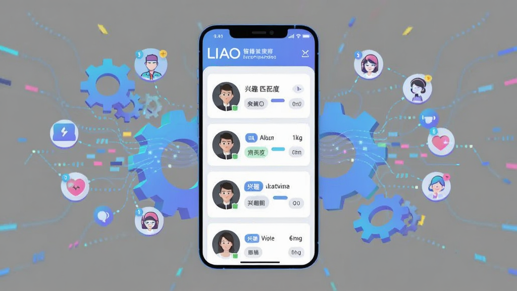 һ��չʾLIAO��ʦ����ƥ���Ƽ����ܵ�ͼƬ�������������ֻ���Ļ����Ļ����ʾ�Ƽ������б�����Ȥ��ǩƥ��ȣ���Χ�������㷨���֡���Ȥͼ����������������岼��Ϊ���ҶԳƹ�ͼ�����Ϊ�Ƽ��б�ƽ�廭��ϸ�ڰ�����ɫ���䡢��������������ͷ��Ƭ�����������ɾ����޶���Ԫ��
