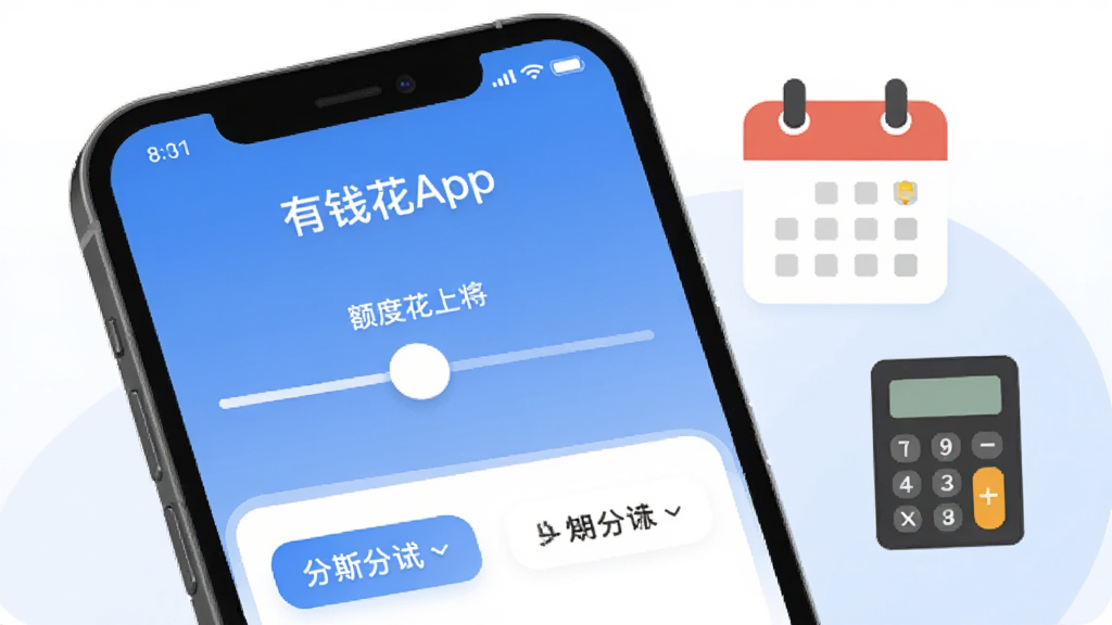 ��Ǯ��App�����ѡ������ʾ��ͼ��������һ���ֻ�չʾ��Ȼ���ͷ���ѡ��Ա���������ͼ��ͼ�����ͼ�꣬����Ϊ��ɫ�͵���ɫ�����ּ�����ˣ�����ִ���ƽ����ϸ�����������ʸɾ����޶���Ԫ��