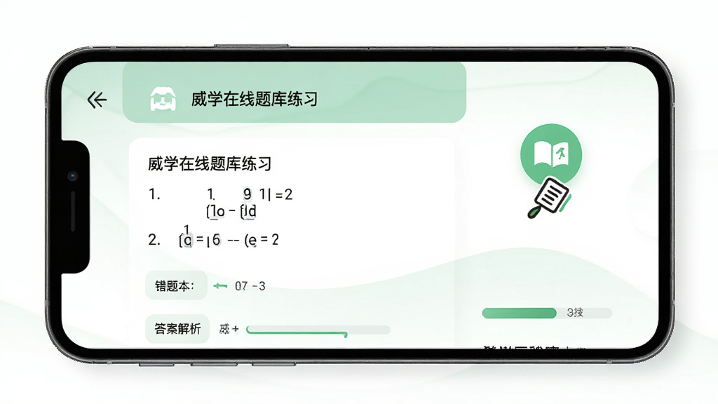 ��ѧ���������ϰ���棬�ֻ���Ļ��ʾһ��ѡ����ʹ𰸽������Ա��д��Ȿͼ��ͽ�����������Ϊ��ɫ�뵭��ɫ���䣬���־��У������ˬѧϰ�磬ϸ�����������ʸɾ����޶���Ԫ��