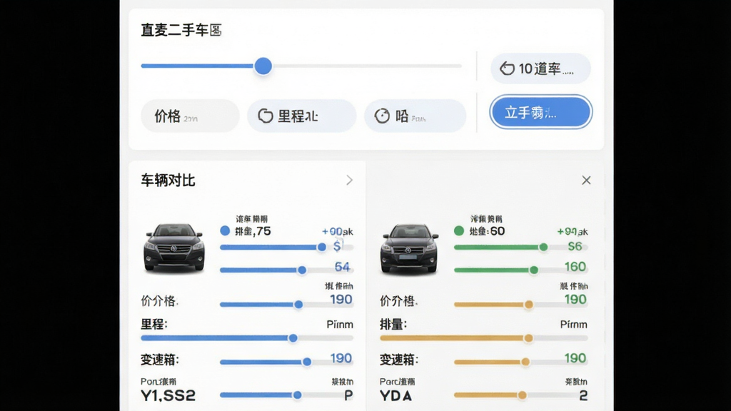 ֱ����ֳ����ܽ��棬����Ϊ������ɸѡ����복���Ա��б������ַ�Ϊ���½ṹ���ϲ�Ϊɸѡ������ѡ�ť���²�Ϊ�������������ŶԱȣ����Ϊ��ˬǳɫϵ��ϸ�ڰ����۸���̡�����������������ݶԱ��������������ɾ��޶���Ԫ�أ�����Ϊ��ɫ