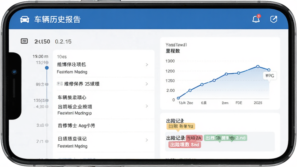 �鲩ʿ��ҵ��ά�ޱ�����¼��ѯ���ҳ�棬�ֻ���Ļ��ʾһ����ϸ�ĳ�����ʷ���棬����ʱ������ʽ��ά����Ŀ�б���������仯����ͼ�����ռ�¼��ע�����������ɫ���ɫΪ��ɫ�������רҵ���ţ����ʸɾ����޶���Ԫ�ء�