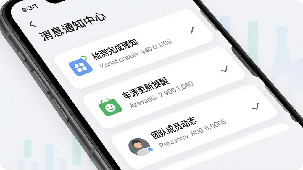 �鲩ʿ��ҵ����Ϣ֪ͨ���Ľ��棬�ֻ���Ļչʾ����ҵ�����ѿ�Ƭ������������֪ͨ����Դ�������ѡ��Ŷӳ�Ա��̬�����沼��������ͼ���࣬����Ϊǳɫ�����ʸɾ����޶���Ԫ�ء�
