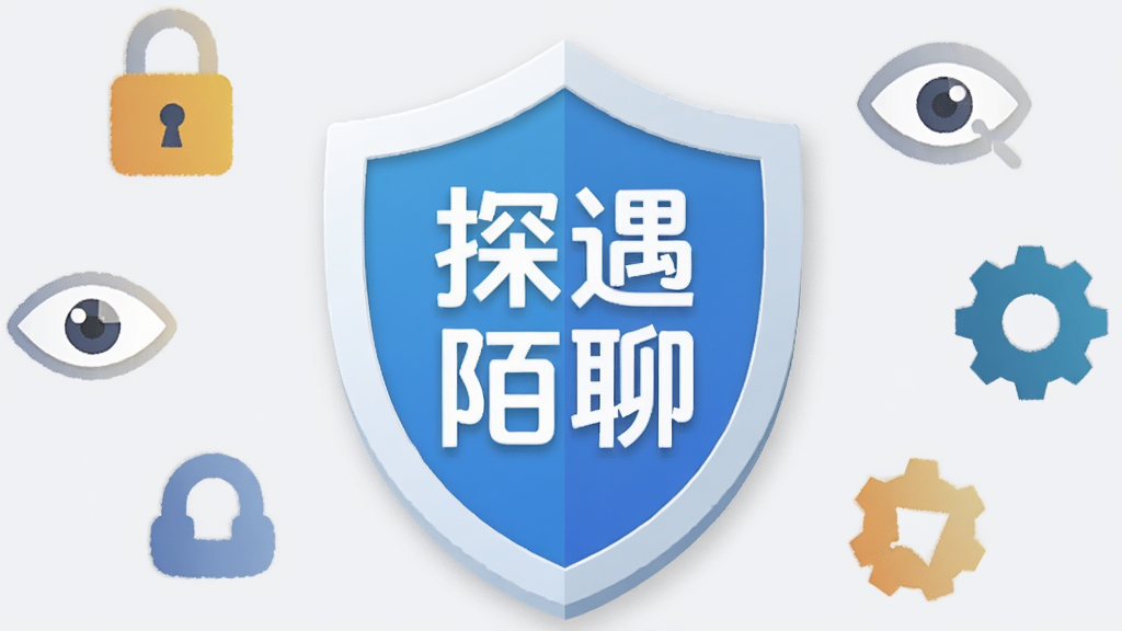 ����չʾһ��������״����˽����ͼ������ڻ������룬�������С�̽��İ�ġ����֣�������Χ�����������۾������ֵ�Сͼ�꣬����Ϊ����ʽ������Լ��ƽ����ϸ���϶�������΢������Ӱ������Ϊǳ��ɫ�����ʸɾ��������޶���װ��