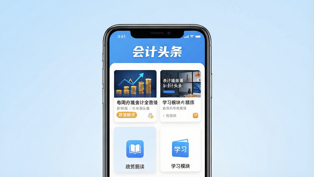 �����������һ�������ֻ�����Ļ��ʾ�����ͷ����APP��Ѷ��ҳ���棬�Ϸ��С����ͷ�������ֱ�ʶ������Ϊǳ��ɫ���䣬����Ϊ�ֻ�����棬���־��У��Ű��࣬����ִ�����ϸ�ڰ������ſ�Ƭ�����߽����ǩ��ѧϰģ��ͼ�꣬���ʸ��壬�ɾ����޶���Ԫ��