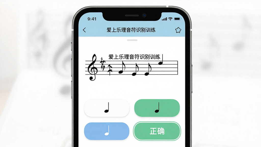 ������������ʶ��ѵ�����棬����Ϊ�ֻ���Ļ��ʾ������������ѡ���⣻����Ϊ��Ŀ���С�ѡ�ť�������·����Ű��ࣻ���Ϊ������App���½��棻ϸ�ڰ��������׺š��ķ���������ȷ�𰸸�����ʾ�������������ɾ����޶���Ԫ��