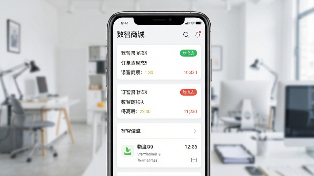 �����̳Ƕ����������棬�ֻ���Ļ��ʾ�������̳ǡ������б���������ͬ״̬�Ķ�����Ƭ��������Ϣ������Ϊ�����б������Ϊ��Լ����ϸ����״̬��ǩ�ò�ͬ��ɫ���֣������������ɾ����޶���Ԫ��