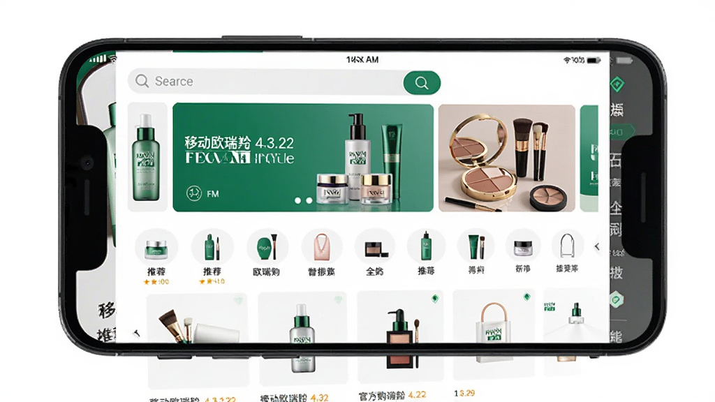 �ƶ�ŷ���� 4.3.22 �汾�ٷ������̳�Ӧ�ý���ȫò������Ϊһ�������ֻ�����չʾAPP��ҳ�����ְ����������������в��ֲ����λ���·���Ʒ����ͼ�����Ƽ���Ʒ�б����Ű��������򣬷���ִ���Լ���£�ϸ�ڰ�������ƿ�ޡ���ױԪ����Ʒ��ɫ����׺�����ʸ��壬�ɾ����޶���Ԫ��