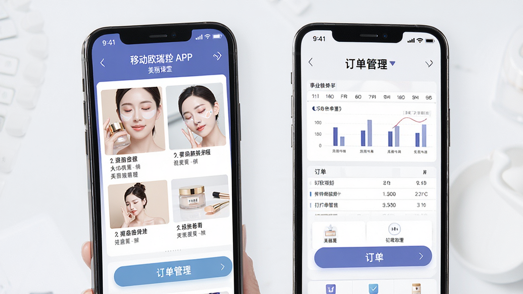 �ƶ�ŷ���� APP ������������ҵ���ֹ��ܽ��棬����Ϊ�ֻ�չʾ�����̳�ͼ���붩���������񣬲������½ṹ���Ű����࣬���רҵ��ˬ��ϸ�ڰ�����������ͼ������ͼ���빦�ܰ�ť�����ʸ��壬�ɾ����޶���Ԫ��