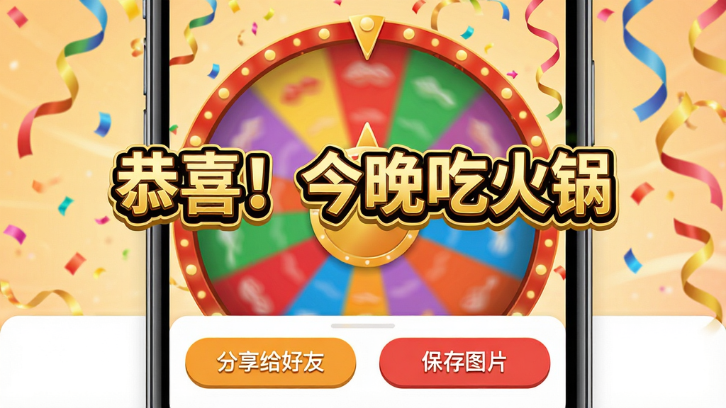 �ۻ�С���������Ľ������ҳ�棬�ֻ���Ļ����ʾһ����ת�̺����ս������