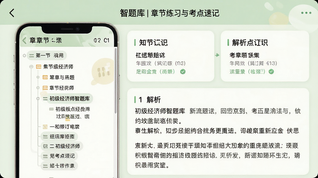��������ʦ������½���ϰ�뿼���ټǽ��棬�ֻ���Ļ�����ʾ�½���״Ŀ¼���Ҳ���ʾ֪ʶ�㿨Ƭ�ͽ������֣�����Ϊ����ɫ����ɫ��������º��׶���ϸ�ڸɾ������ʸ��壬�޶���Ԫ��