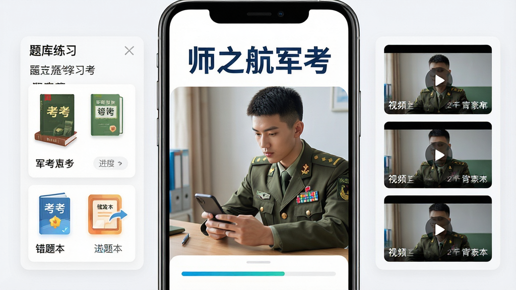 һ���ֻ���Ļչʾ����ѧϰApp���棬���������ǡ�ʦ֮�����������⣬����Ϊһλ������װ��������������ǰ���ֻ�ѧϰ�����������ʾ�����ϰ��Ƭ���Ҳ���ʾ��Ƶ�γ�����ͼ���Ű�Ϊ�����ֻ�UIչʾ�����Ϊ��ˬ�����Ƽ��磬ϸ�ڰ��������̲ġ����Ȿͼ�ꡢ�����������ʸ��壬����ɾ����޶���Ԫ��