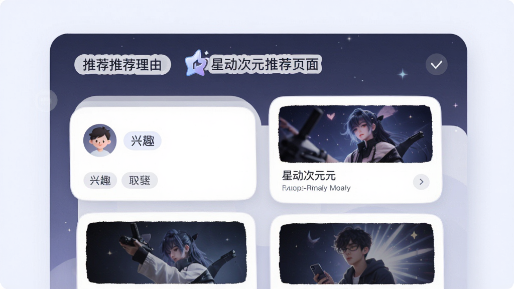 һ�Ÿ��Ի��Ƽ�����ʾ��ͼ������Ϊ�Ƕ���Ԫ�Ƽ�ҳ�棬����Ϊ�����Ƽ����ɱ�ǩ���·����ݿ�Ƭ��ϣ��Ű�������£����Ϊ���Բ����ƣ�ϸ�ڰ����û�ͷ������Ȥ��ǩ�������������ɾ����޶���Ԫ��