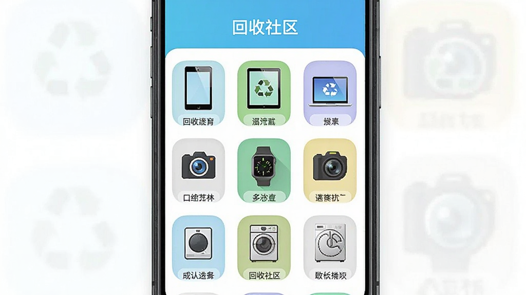 ���������ǻ�����������Ʒ��ѡ��ҳ�棬����Ϊ�Ź���ͼ������������ֻ���Ļ�У��Ű���þ��жԳƹ�ͼ�����Ϊ�������µ��ƶ�Ӧ�ý���磬ϸ�ڰ����ֻ���ƽ�塢�ʼǱ���������ֱ����ҵ�ȷ���ͼ���롰�������������ֱ�ʶ�����ʸ���ɾ��޶���Ԫ��