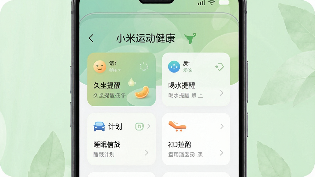 һ��չʾС���˶�����Ӧ�ý����ƻ����ý�����ֻ���ͼ���ͼƬ���������ֻ���Ļ��ʾ��С���˶����������⣬�������о������ѡ���ˮ���ѡ�˯�߼ƻ��ȿ�Ƭʽѡ�����Ϊ��͵�ǳ��ɫ����������������Ȼ�����ʸɾ����Ű�����
