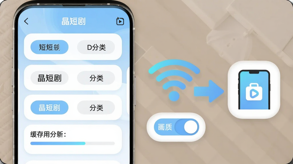 �������Ϊ�ֻ�����չʾ�̾�����б����Ҳ�Ϊ���ؼ�ͷָ���ֻ��洢ͼ�꣬�м���WiFi�ź��뻭���л���ť��ͼ��Ԫ�أ�����������Բ�ǿ�Ƭʽ���֣���ɫ��ǳ�����ɫΪ����������¼�࣬ϸ��ͻ�������ǩ�뻺������������ʸɾ������������м���