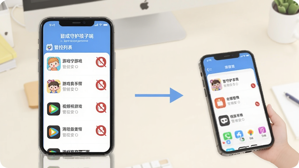 一部家长手机屏幕中显示
