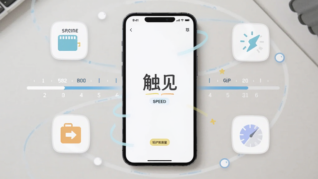 画面为一部手机平放在桌面上,屏幕亮起显示