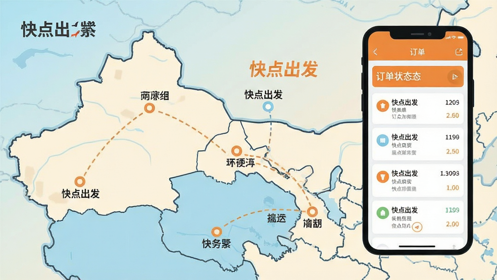 ����������һ���й��������е�ͼ�Ĳ廭����ͼ�ϱ�ע�������������񸲸ǵĶ�����нڵ㣬�ڵ�֮�����������ӣ��Ա���һ���ֻ���ʾ����״̬�б������岼��Ϊ����ͼ������ͼ�Ҳ��ֻ������Ϊ��ƽ��Ϣͼ�廭��ɫ����ǳ�����װ����ɫ��׺��ϸ���ϳ��нڵ��СԲ�������Ʊ�ǩ���ֻ����涩����Ŀ���������ʸɾ����࣬�������䣬�޶��౳��Ԫ��