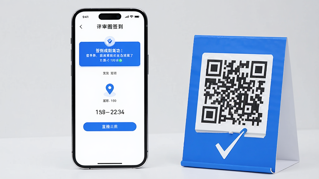 ����Ϊһ���ֻ���Ļչʾ����Ȧǩ�����棬�Ա߷���һ����ά�������빴ѡ��ǣ�����Ϊ�ֻ����С�����λ���Ҳ�Ĺ�ͼ�����Ϊ���˵���磬��ɫ����ɫ���ɫΪ����ϸ�ڰ���ǩ���ɹ���ʾ��ʱ�������λͼ���Ԫ�أ���������������ɾ�������Ϊǳ��ɫ��
