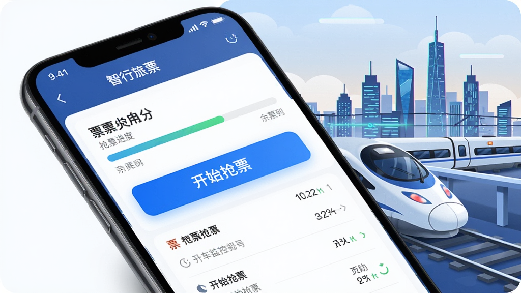 ��������Ӧ������Ʊ���棬�ֻ���Ļ��ʾ��Ʊ��Ʊ����������Ʊ����б�����ɫ������ť��ʾ����ʼ��Ʊ��������Ϊ�����г����������߲廭�����Ƽ���ʮ�㣬�����������ɾ��޶���Ԫ��
